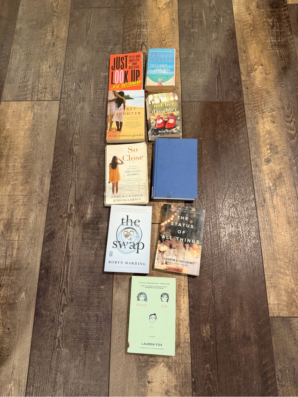 Lot of 9 fiction books the swap so close Kristin Hannah friends like us
